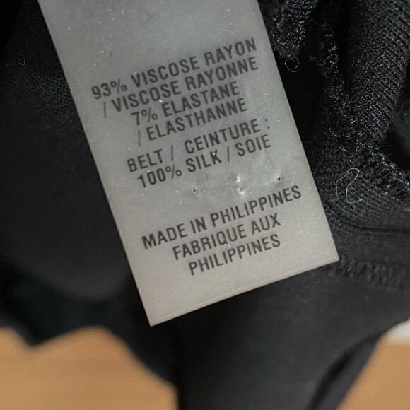 CLEARANCE - Elie Tahari Draped Neckline Long Sleeve Sheath LBD Dress - Picture 7 of 7